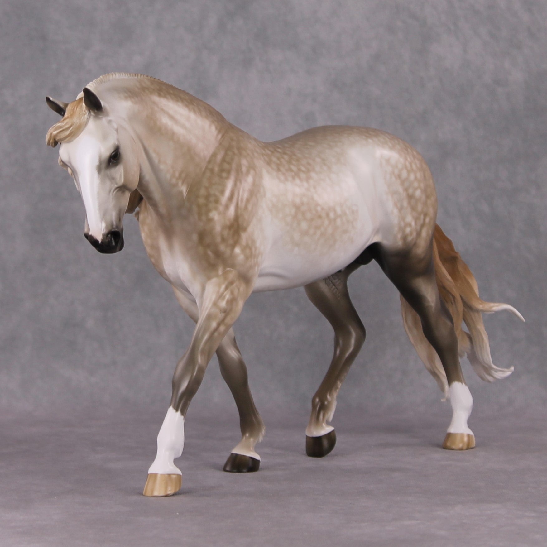 Wencelaus OOAK Dappled Chestnut Going Grey Custom Irish Draught By Sheryl Leisure Best Offers 12/24/24