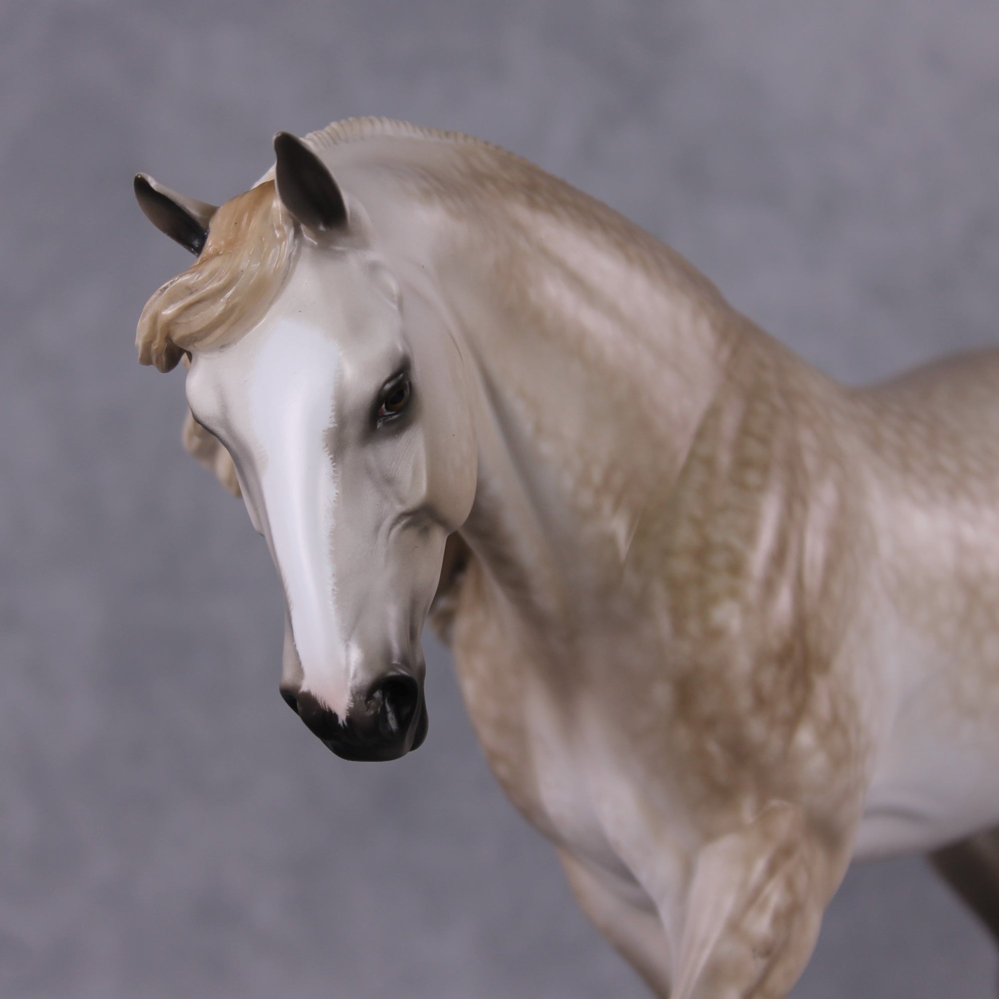 Wencelaus OOAK Dappled Chestnut Going Grey Custom Irish Draught By Sheryl Leisure Best Offers 12/24/24