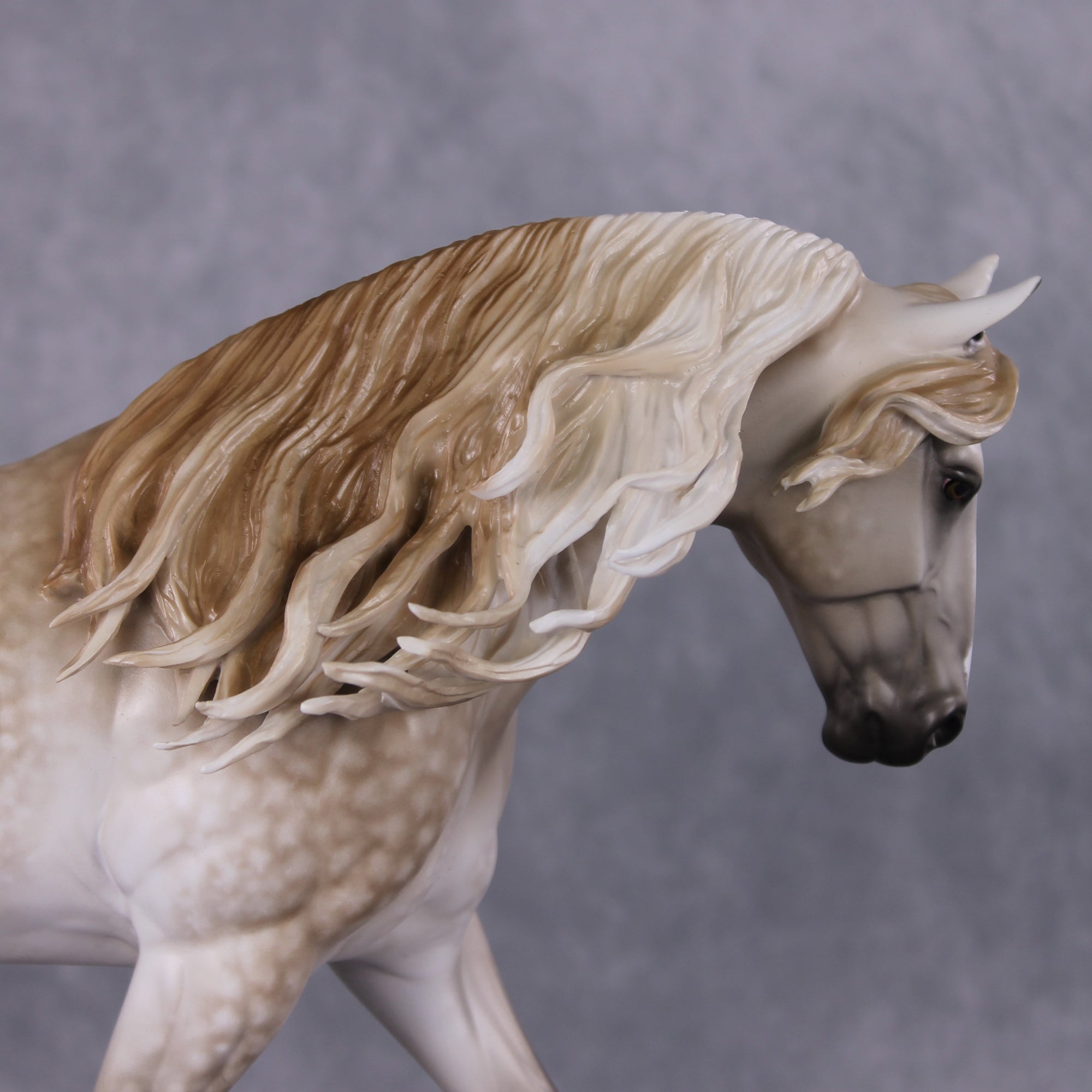 Wencelaus OOAK Dappled Chestnut Going Grey Custom Irish Draught By Sheryl Leisure Best Offers 12/24/24