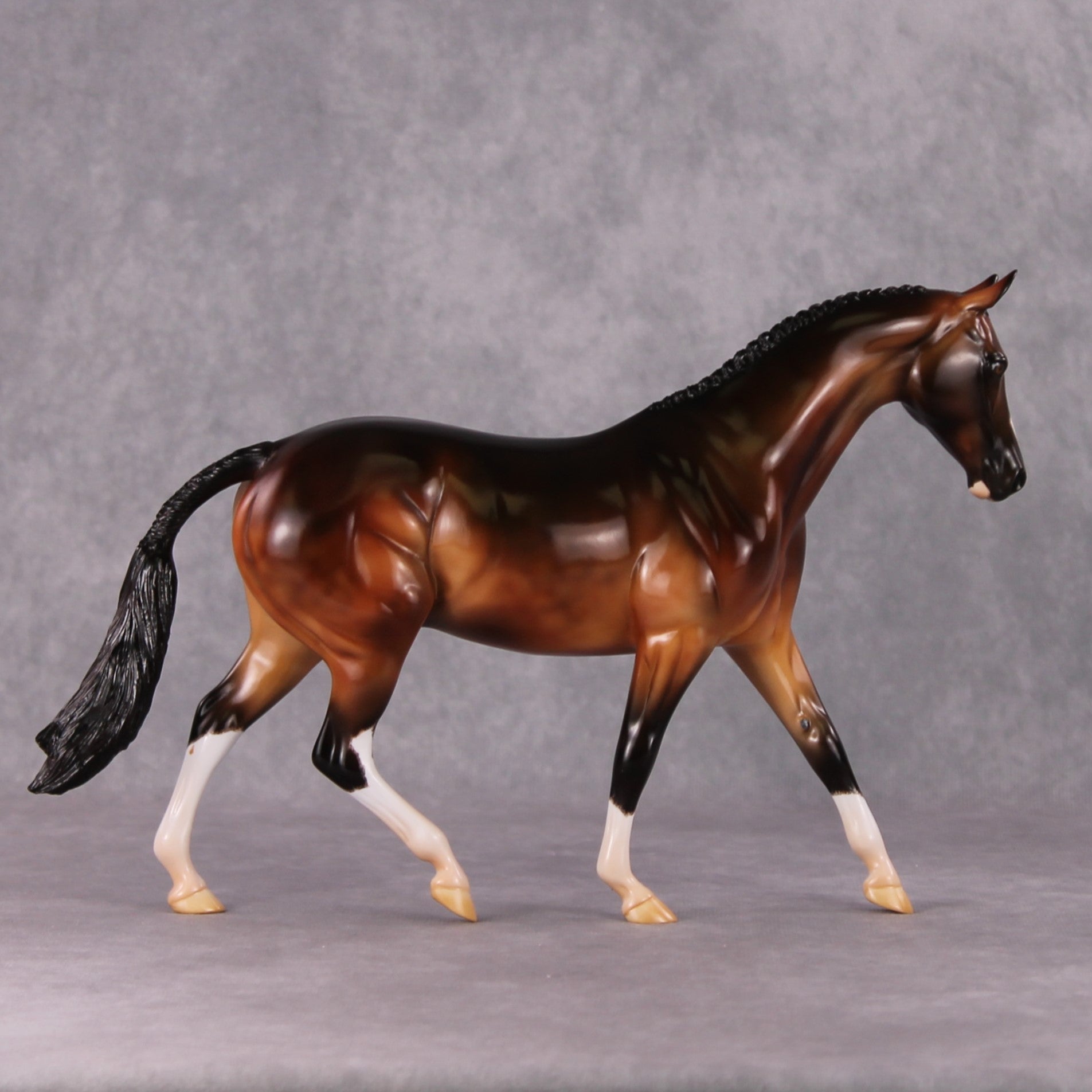 Weebiscuit OOAK Dapple Bay Custom Pony By Mel Miller Best Offers 12/24/24