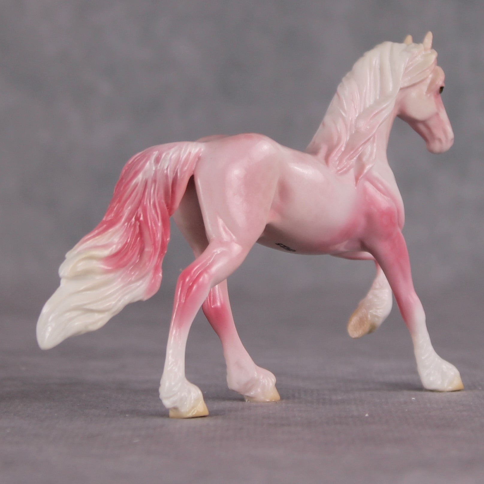 "Plakat" OOAK Glossy Beta Fish Inspired Frisian Chip by Jess Hamill