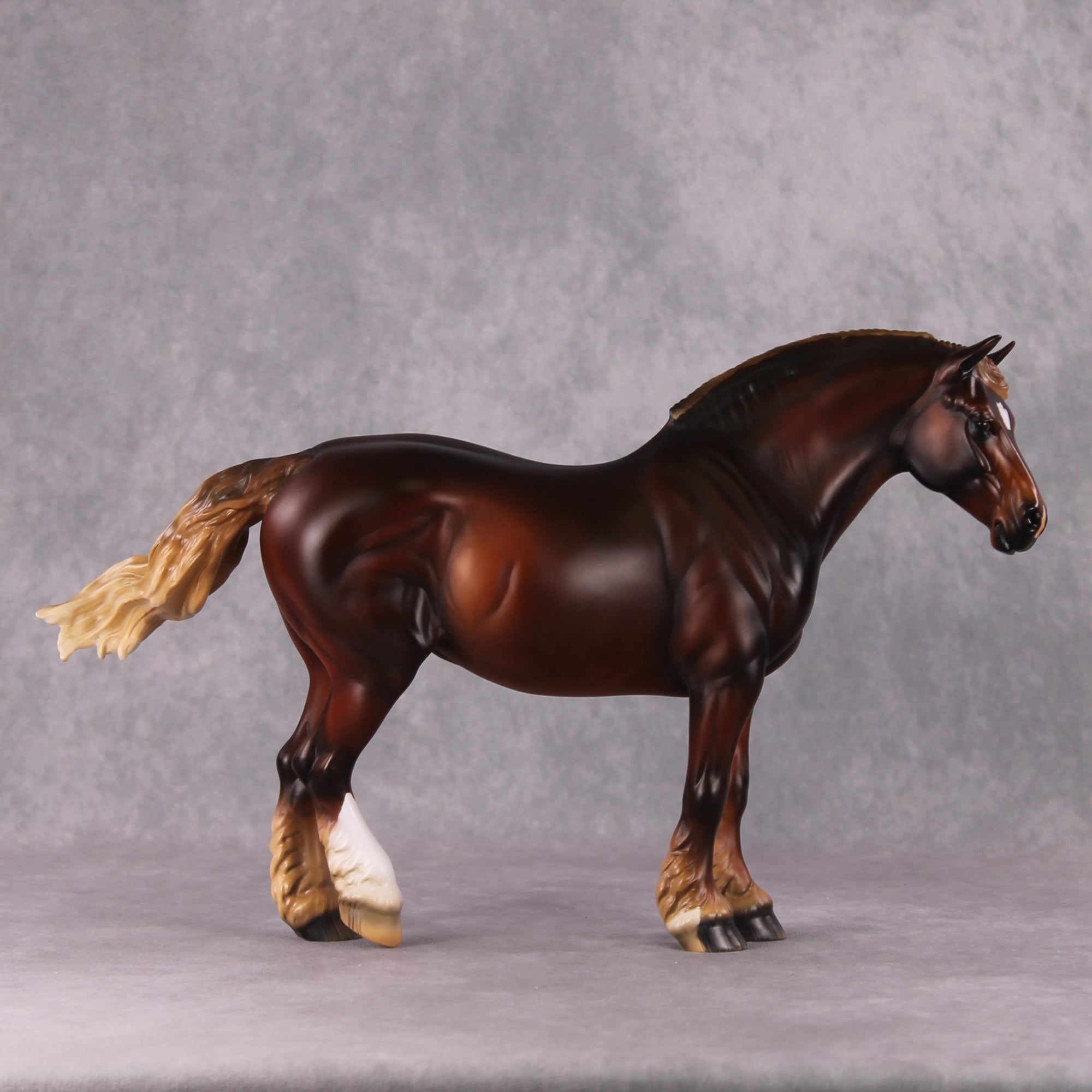 Chamomile OOAK Dappled Flaxen Chestnut Custom Heavy Draft By Amanda Brock Best Offers 12/24/24