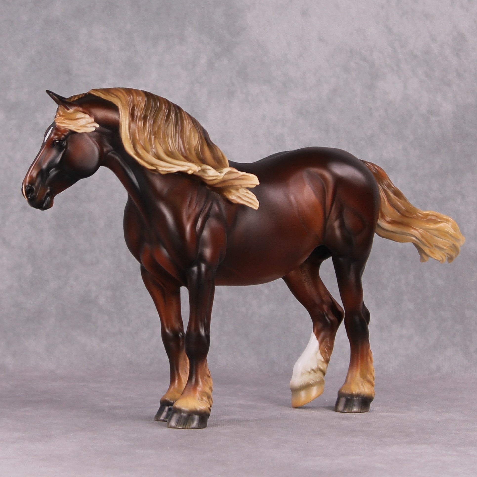 Chamomile OOAK Dappled Flaxen Chestnut Custom Heavy Draft By Amanda Brock Best Offers 12/24/24