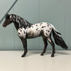 Hey Ba Ba Re Bop OOAK Black Appaloosa Custom Mustang By Sheryl Leisure BEST OFFER  6/11/24