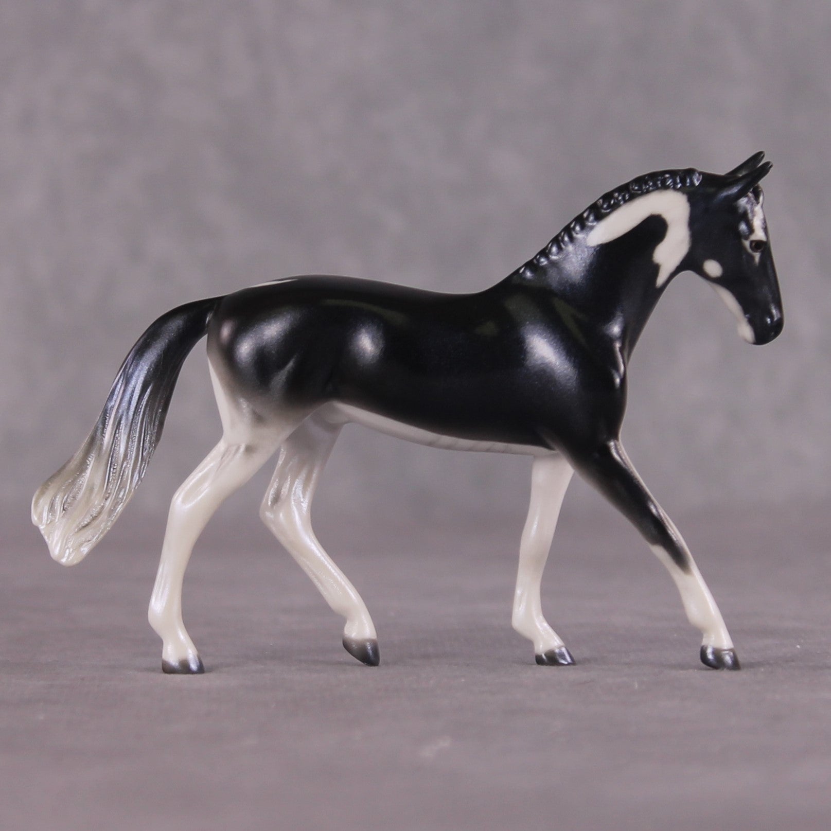 "Ray" OOAK Glossy Giant Atlantic Manta Ray Inspired Warmblood Chip by Jess Hamill