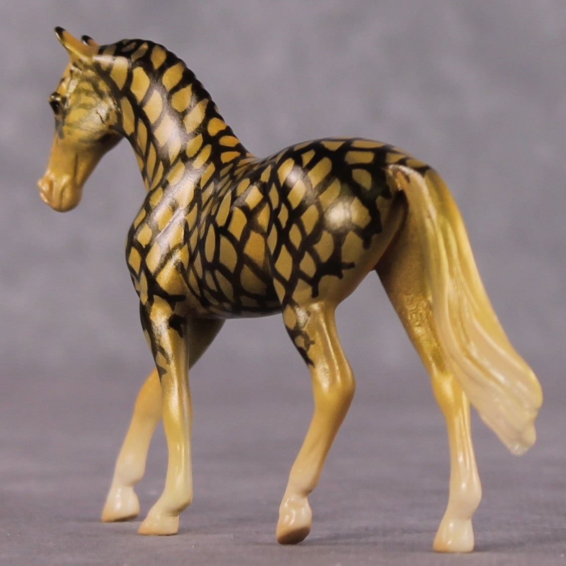 "Pineapple" OOAK Glossy Pineapple Fish Inspired Warmblood Chip by Jess Hamill