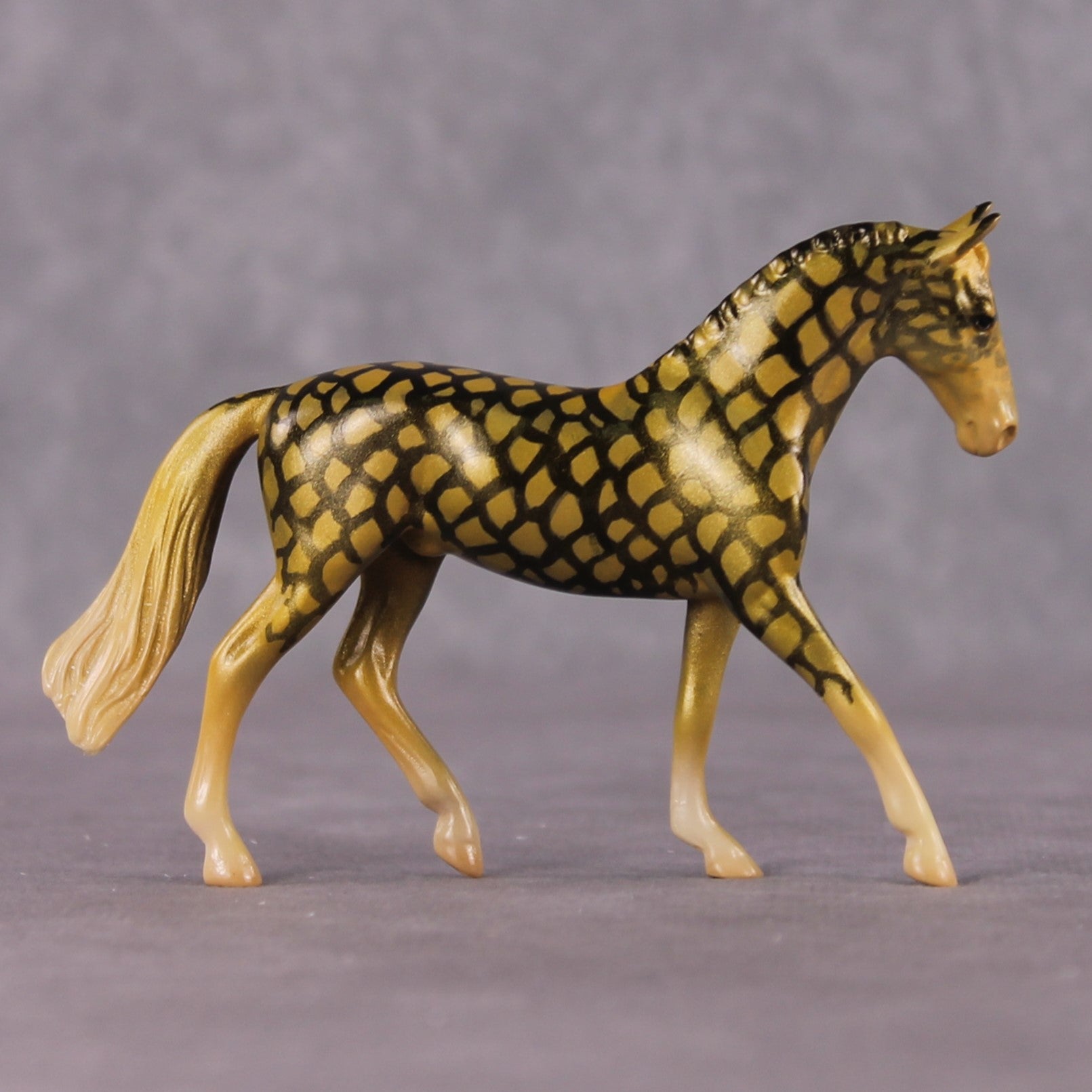 "Pineapple" OOAK Glossy Pineapple Fish Inspired Warmblood Chip by Jess Hamill