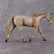 Doc OOAK Cremello Pebble Warmblood By Angela Marleau HS24