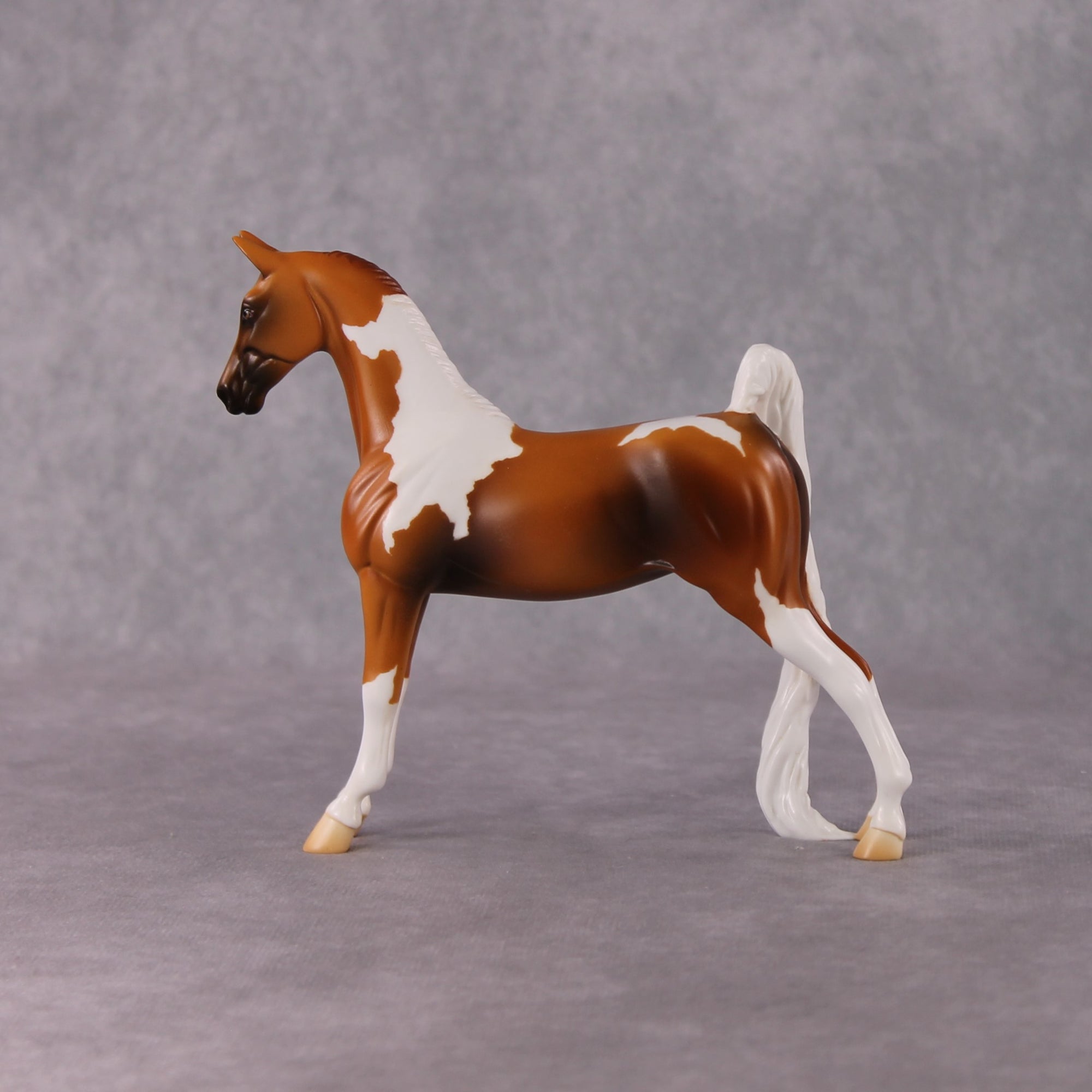 Clover OOAK Chestnut Pinto Pebble Saddlebred By Jamie Adamson HS24