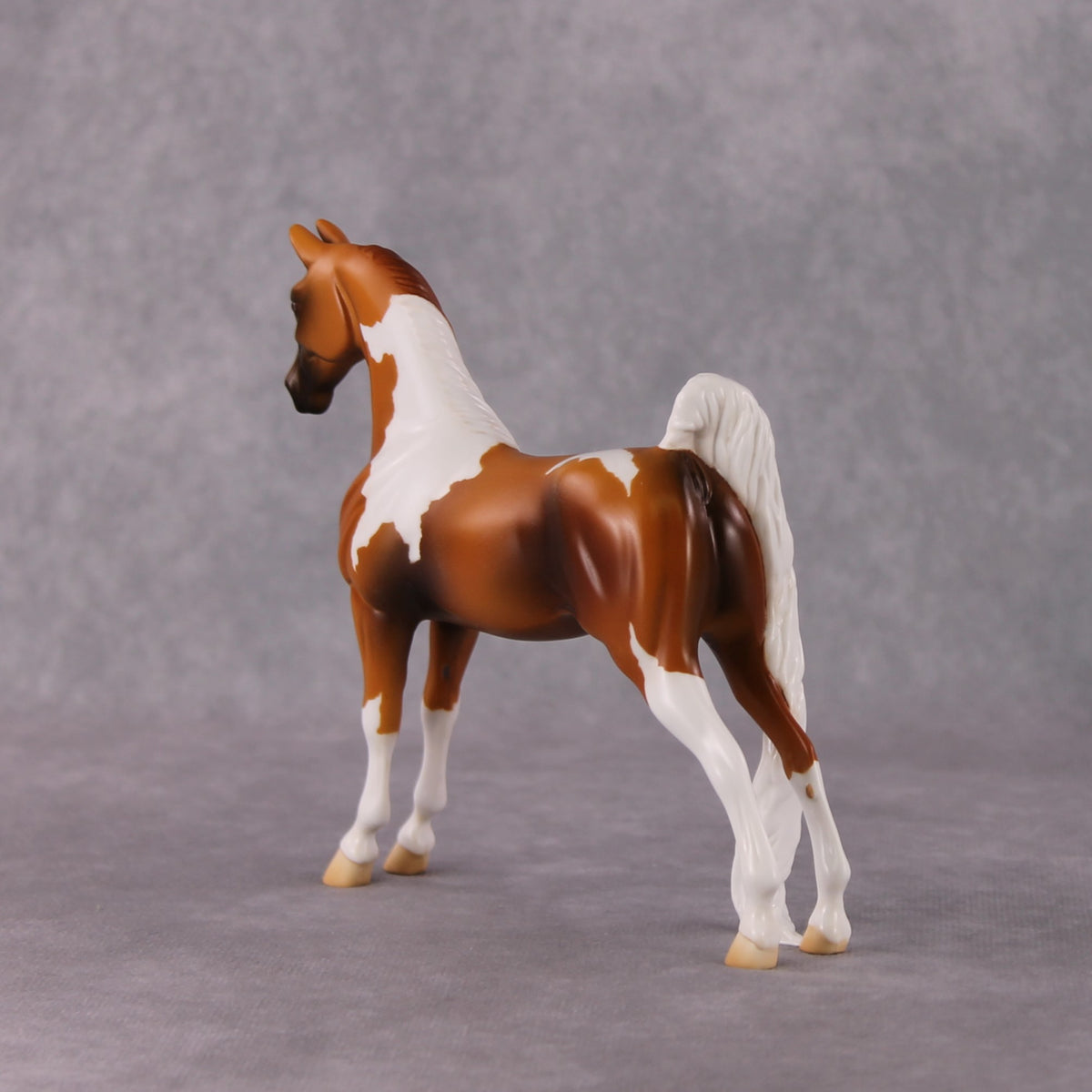 Clover OOAK Chestnut Pinto Pebble Saddlebred By Jamie Adamson HS24