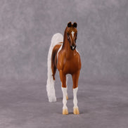 Clover OOAK Chestnut Pinto Pebble Saddlebred By Jamie Adamson HS24