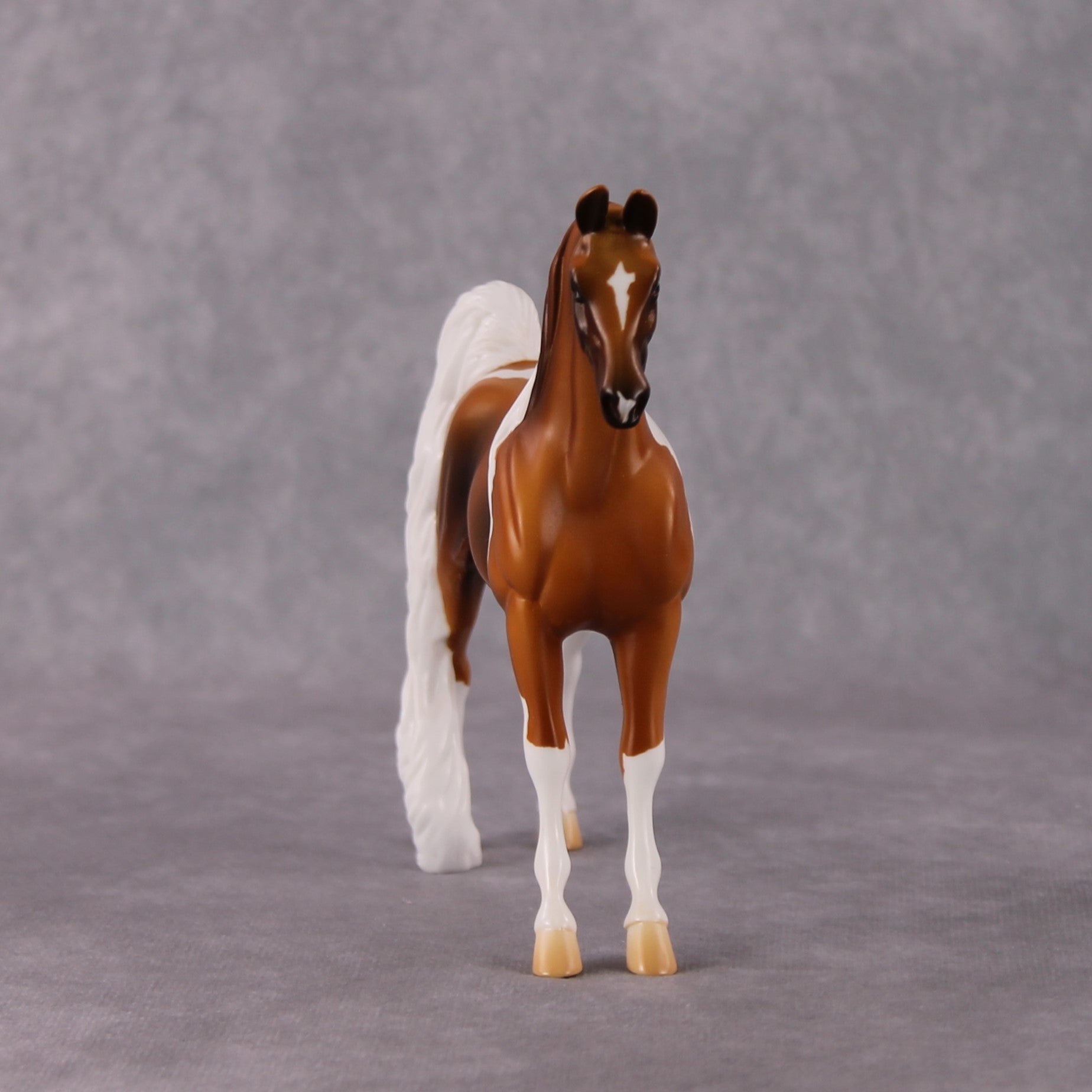 Clover OOAK Chestnut Pinto Pebble Saddlebred By Jamie Adamson HS24