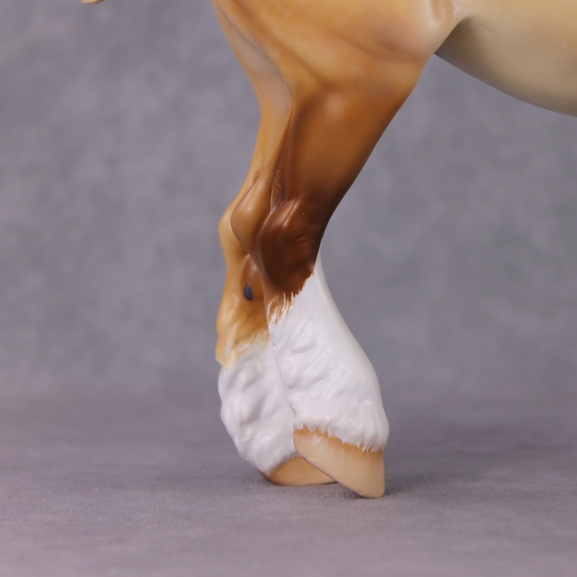 Jethro OOAK Shaded Dapple Flaxen Chestnut Custom Heavy Draft Painted and Customized By Tiffany Purdy HS24 Best Offer