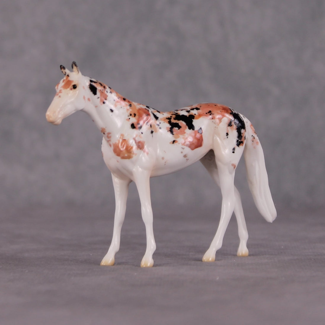 "Koincidence" OOAK Glossy Koi Inspired Thoroughbred Chip by Jess Hamill