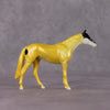 &quot;Mr. Forcipiger Flavissimus&quot; OOAK Glossy Yellow Longnose Butterfly Fish Inspired Thoroughbred Chip by Jess Hamill