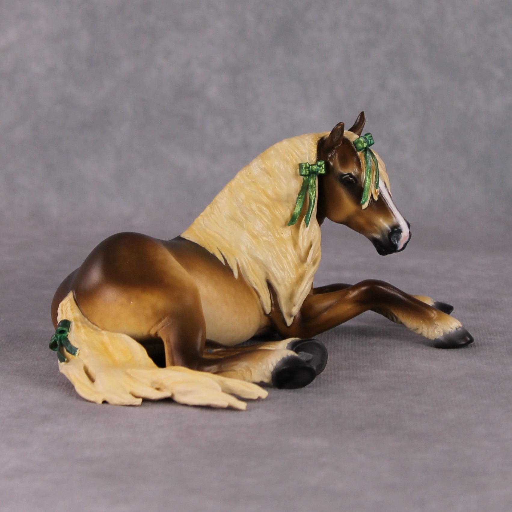 Lil Bit O&#39; Bows OOAK Extreme Factory Custom Flaxen Chestnu Pebble Draft Painted and Customized By Tiffany Purdy HS24 Best Offer