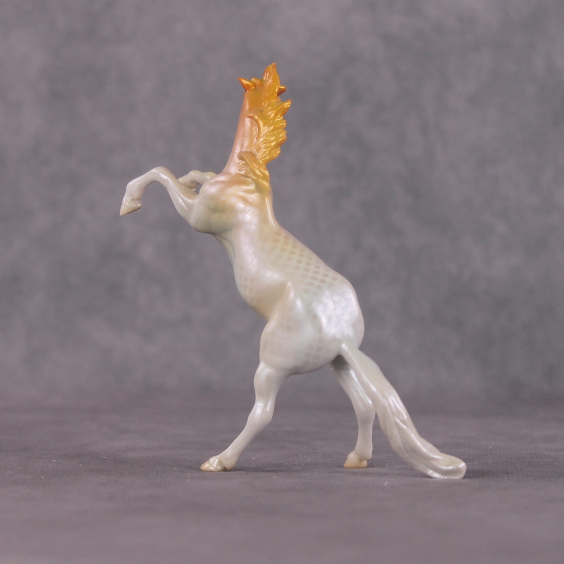 "Delta" OOAK Glossy Guppy Fish Inspired Rearing Chip by Jess Hamill