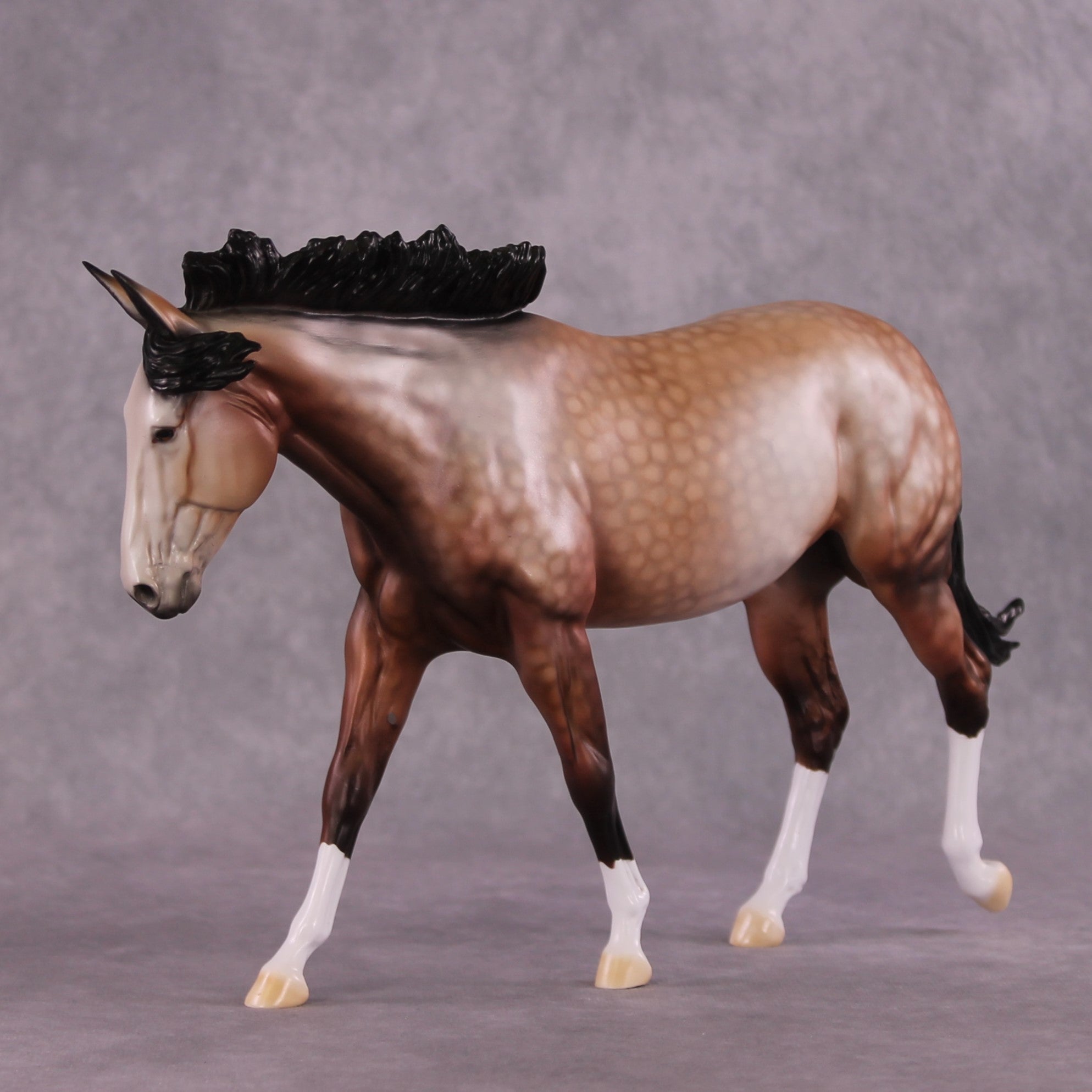 "Tuesday Afternoon" OOAK FCM Large Mule by Dawn Quick SHCF25