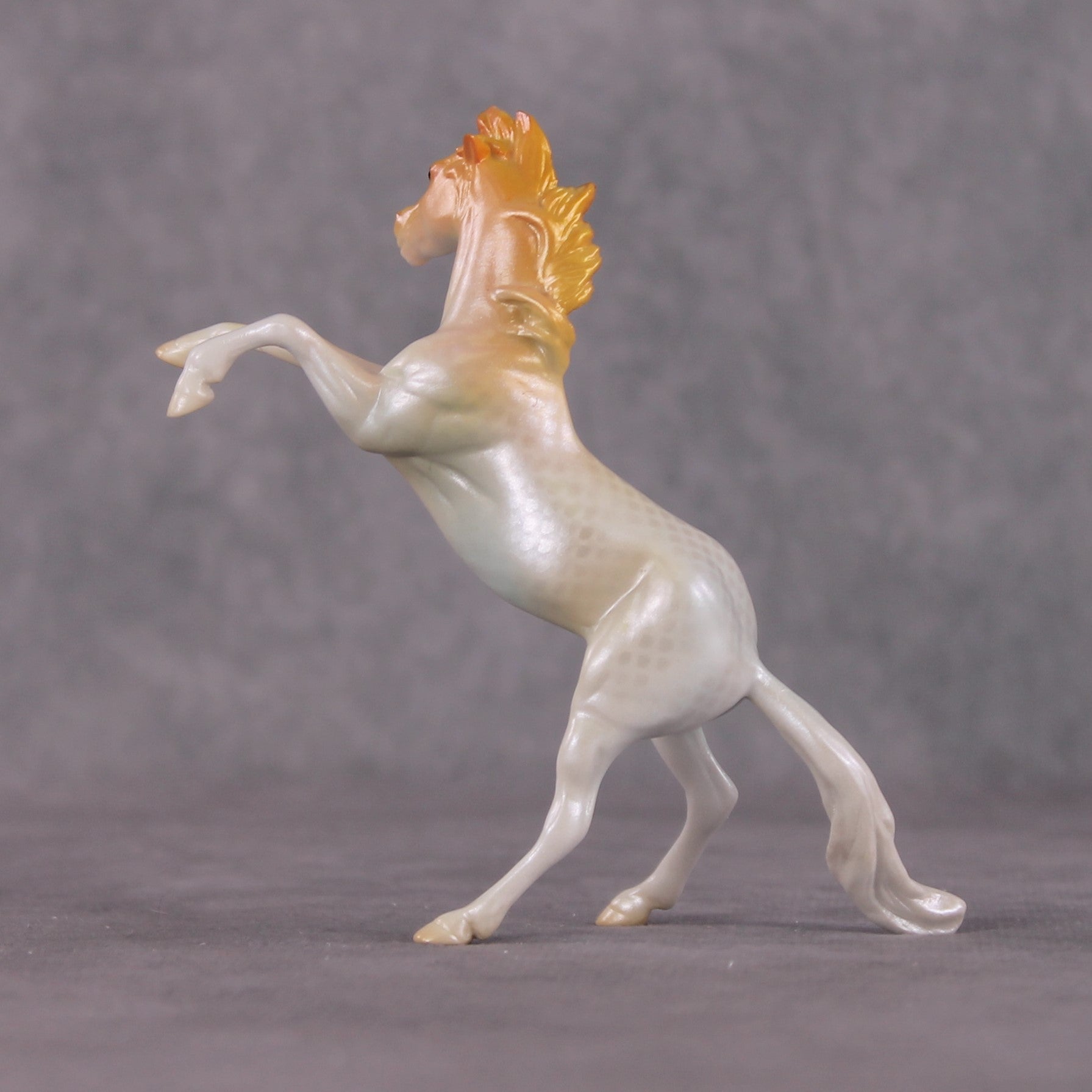 "Delta" OOAK Glossy Guppy Fish Inspired Rearing Chip by Jess Hamill