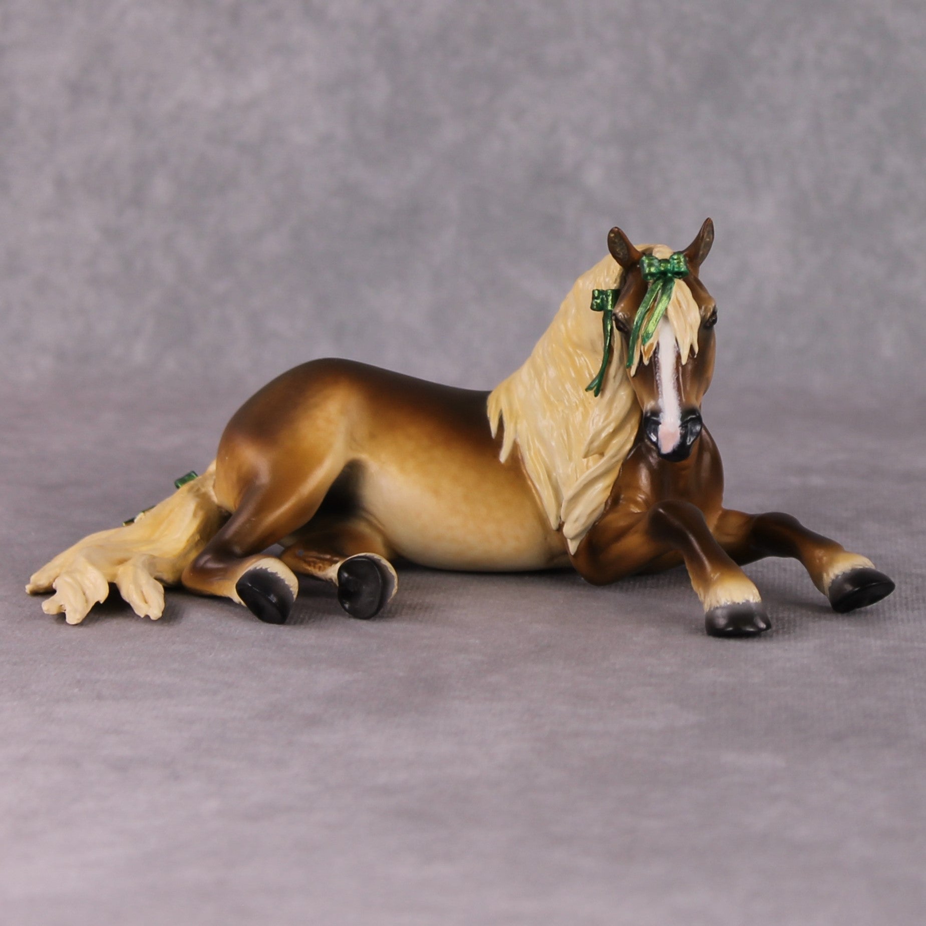 Lil Bit O&#39; Bows OOAK Extreme Factory Custom Flaxen Chestnu Pebble Draft Painted and Customized By Tiffany Purdy HS24 Best Offer