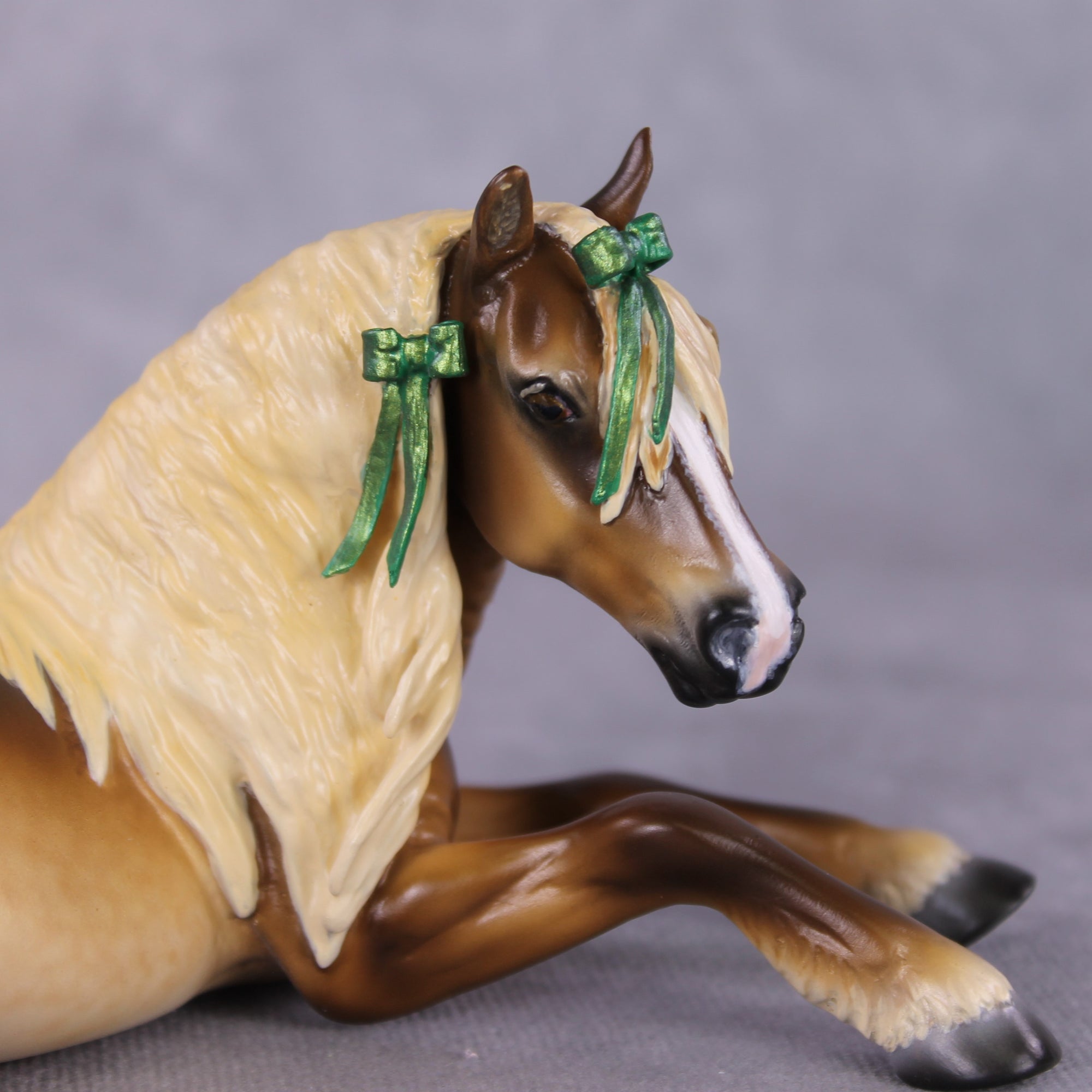 Lil Bit O&#39; Bows OOAK Extreme Factory Custom Flaxen Chestnu Pebble Draft Painted and Customized By Tiffany Purdy HS24 Best Offer