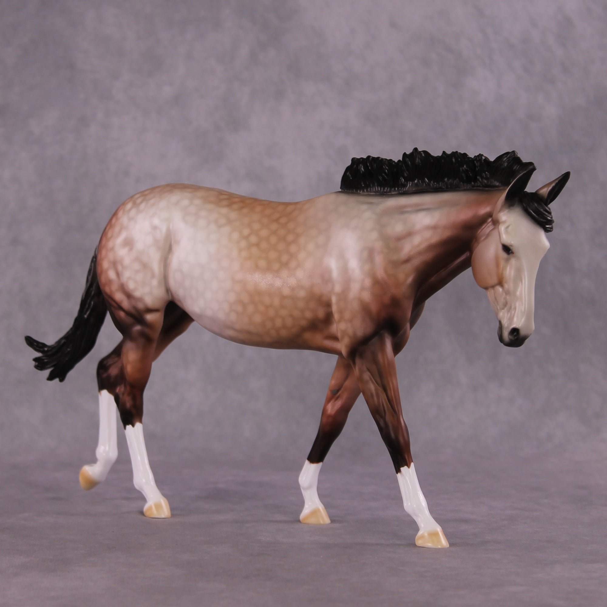 "Tuesday Afternoon" OOAK FCM Large Mule by Dawn Quick SHCF25