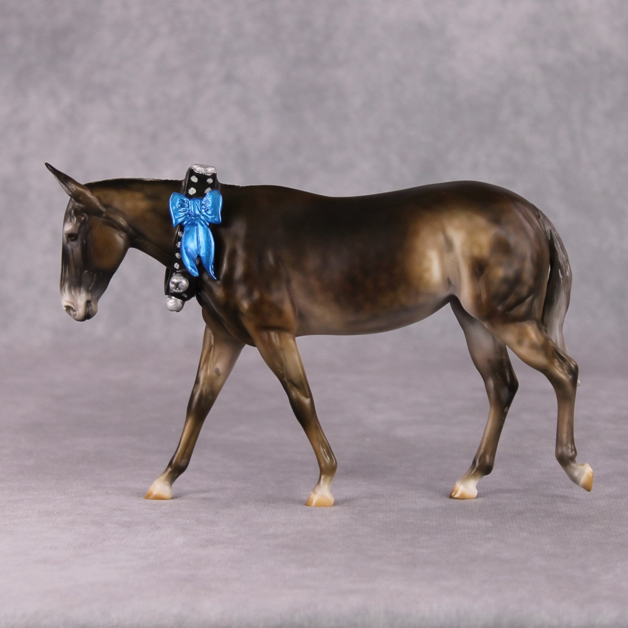 Merrily OOAK Chocolate Palomino Custom Mule Painted By Julie Keim. HS24 Best Offer