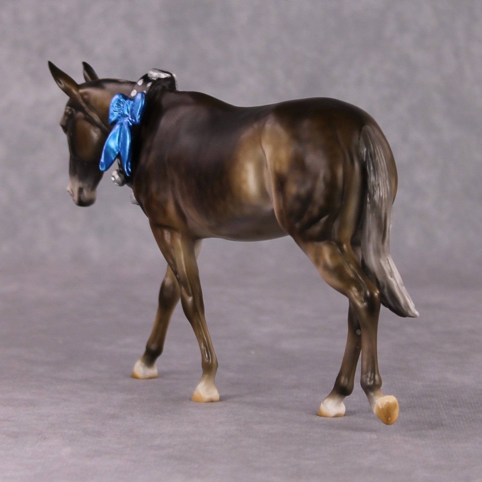Merrily OOAK Chocolate Palomino Custom Mule Painted By Julie Keim. HS24 Best Offer