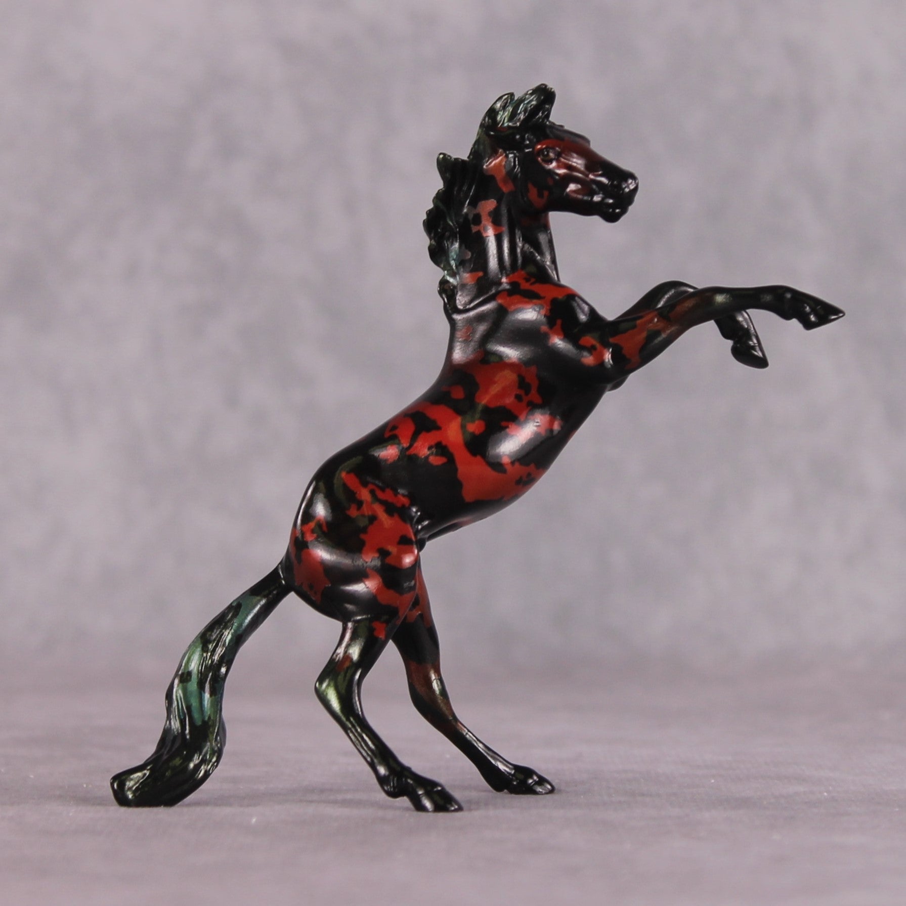 "The Rock" OOAK Glossy Rock Greenling Fish Inspired Rearing Chip by Jess Hamill