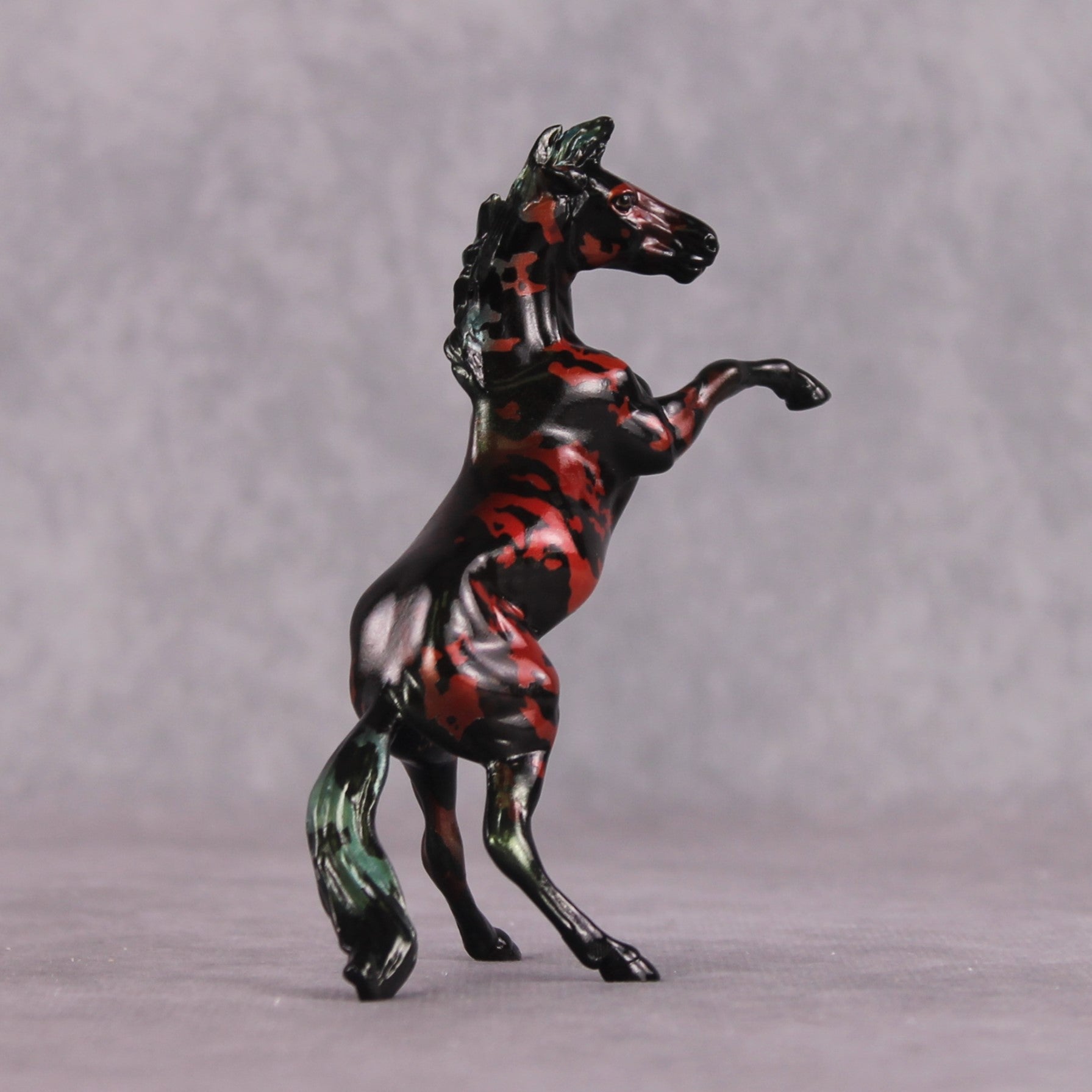 "The Rock" OOAK Glossy Rock Greenling Fish Inspired Rearing Chip by Jess Hamill