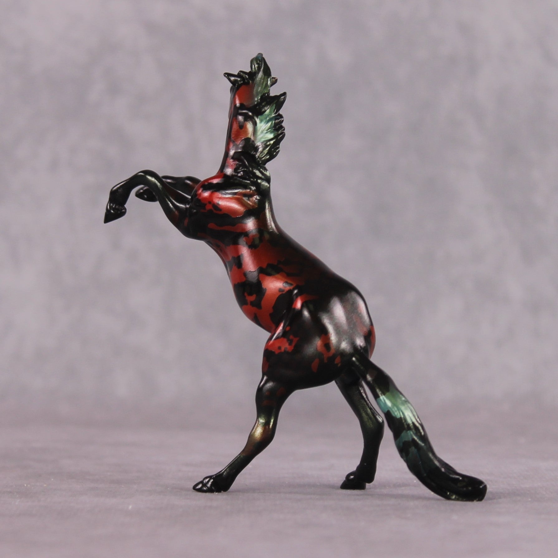 "The Rock" OOAK Glossy Rock Greenling Fish Inspired Rearing Chip by Jess Hamill