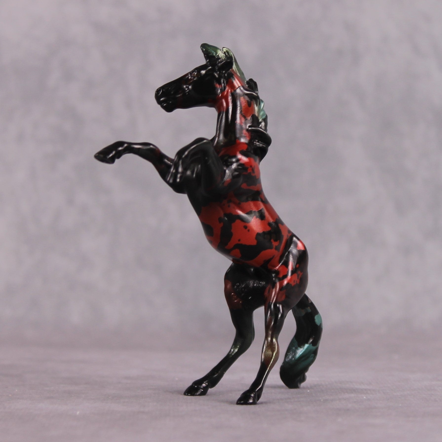 "The Rock" OOAK Glossy Rock Greenling Fish Inspired Rearing Chip by Jess Hamill