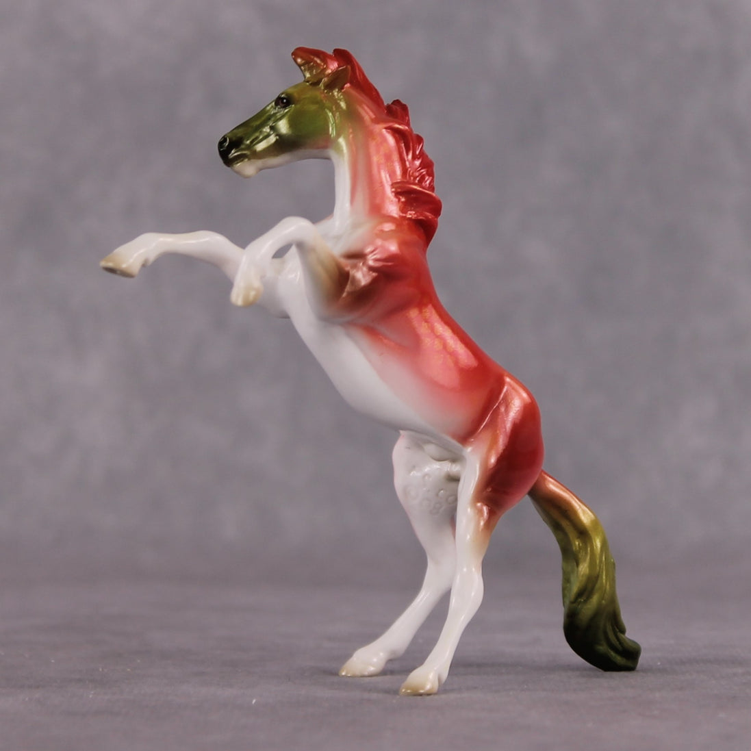 "Pike Place" OOAK Glossy Sockeye Salmon Fish Inspired Rearing Chip by Jess Hamill