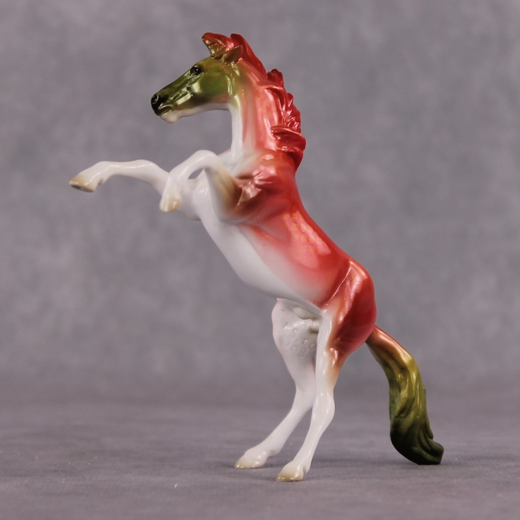 "Pike Place" OOAK Glossy Sockeye Salmon Fish Inspired Rearing Chip by Jess Hamill