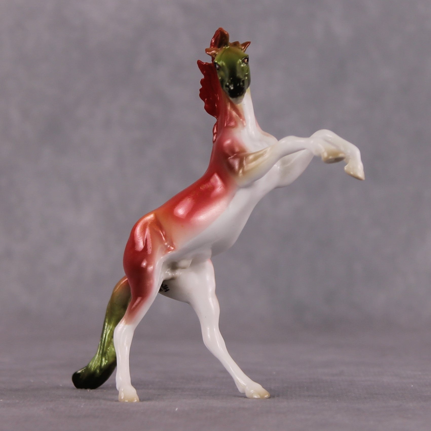 "Pike Place" OOAK Glossy Sockeye Salmon Fish Inspired Rearing Chip by Jess Hamill