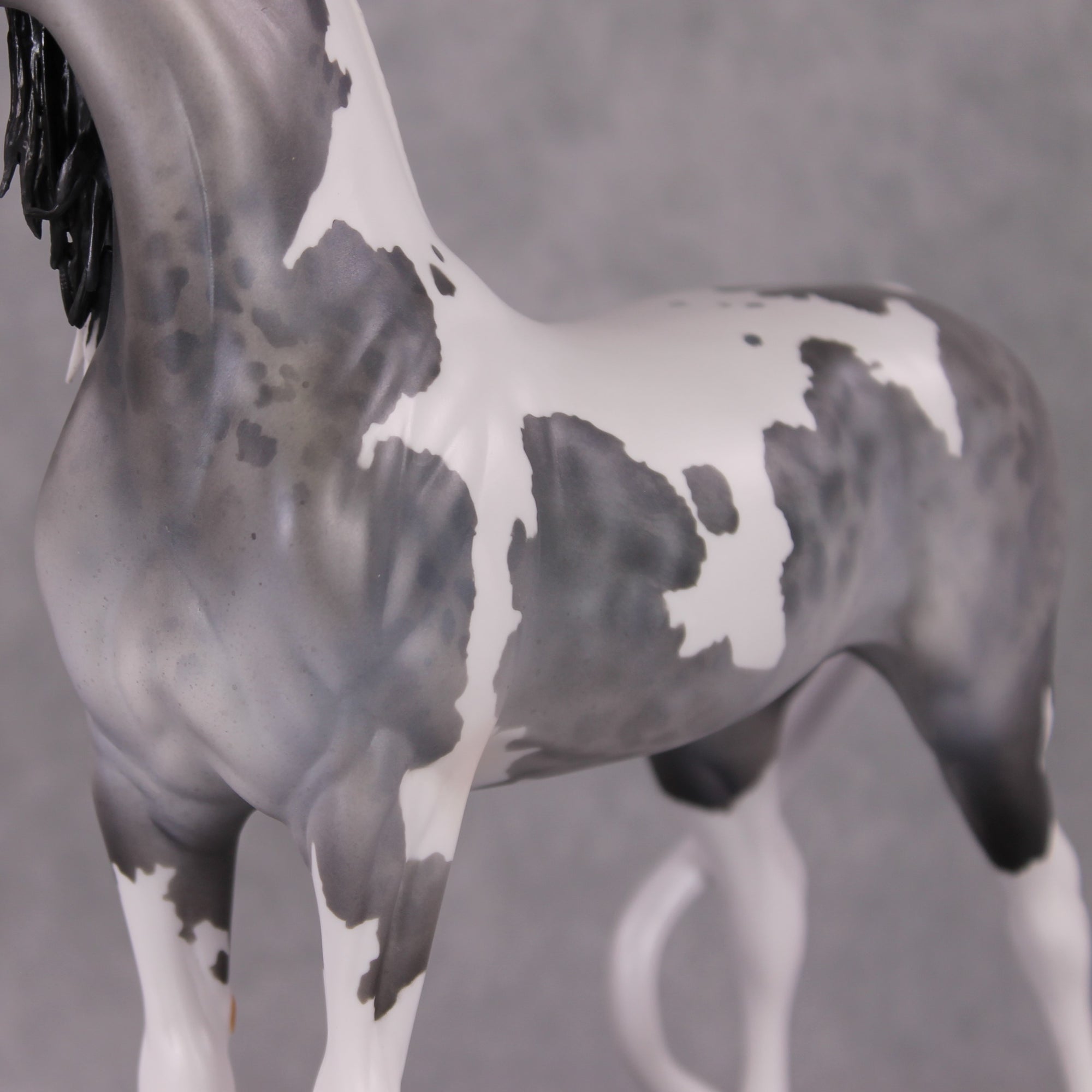 Bijou OOAK Fantasy Grey Gemstone Arabian Unicorn Painted By Jess Hamill HS24 Best Offer