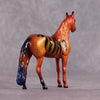 &quot;C Loricula&quot; OOAK Glossy Flame Angelfish Inspired Andalusian Chip by Jess Hamill