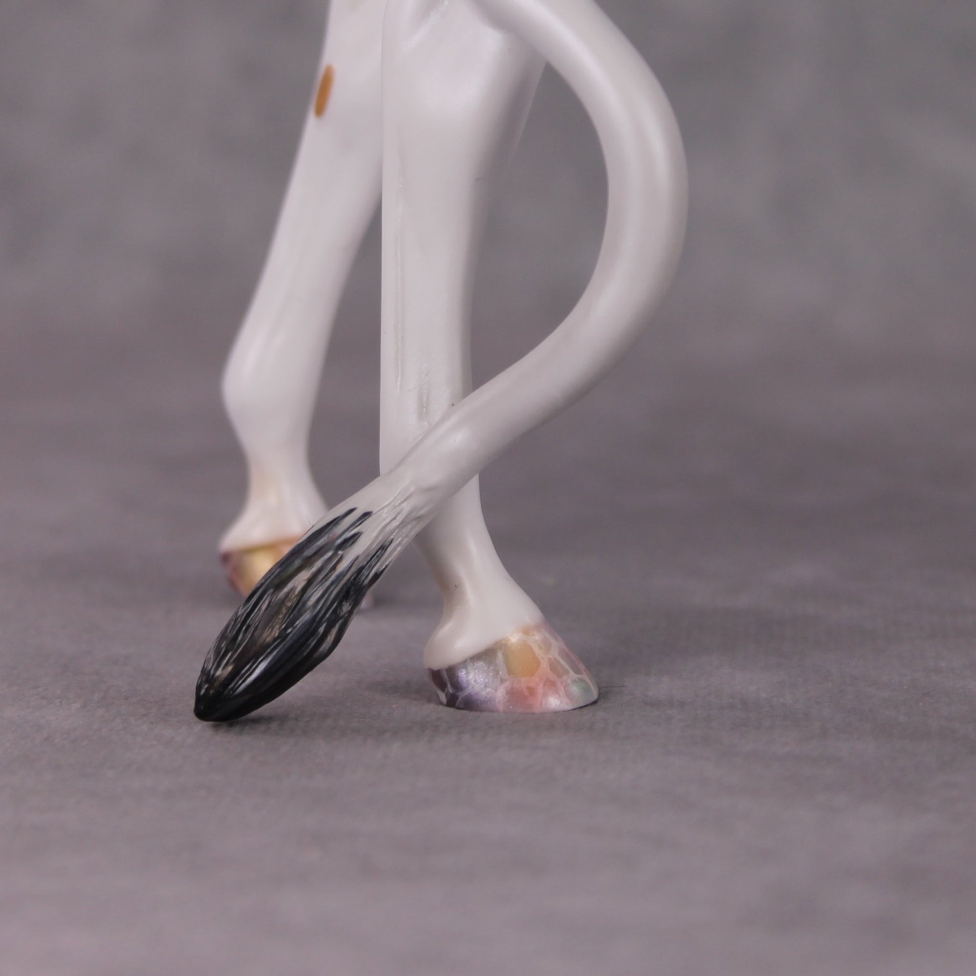 Bijou OOAK Fantasy Grey Gemstone Arabian Unicorn Painted By Jess Hamill HS24 Best Offer