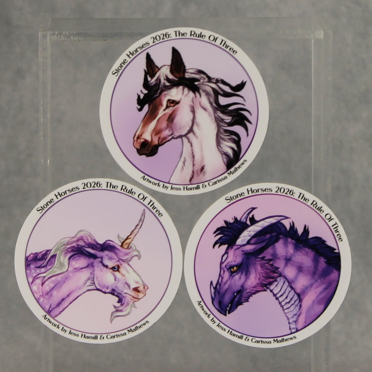 The Rule of Three February Sticker Set 2026 Limited Edition