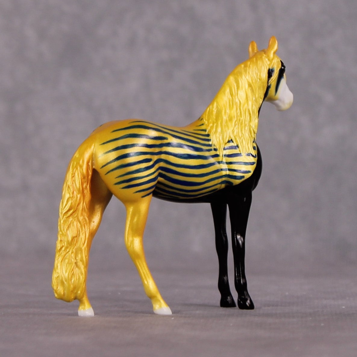 "King" OOAK Glossy Emperor Angelfish Inspired Andalusian Chip by Jess Hamill