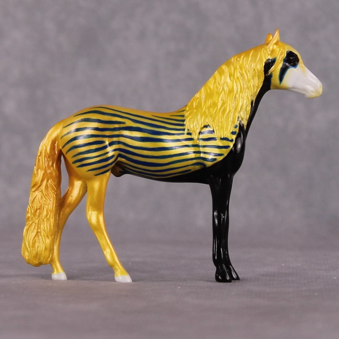 "King" OOAK Glossy Emperor Angelfish Inspired Andalusian Chip by Jess Hamill