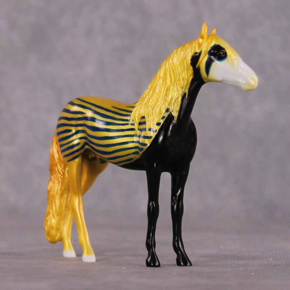 "King" OOAK Glossy Emperor Angelfish Inspired Andalusian Chip by Jess Hamill