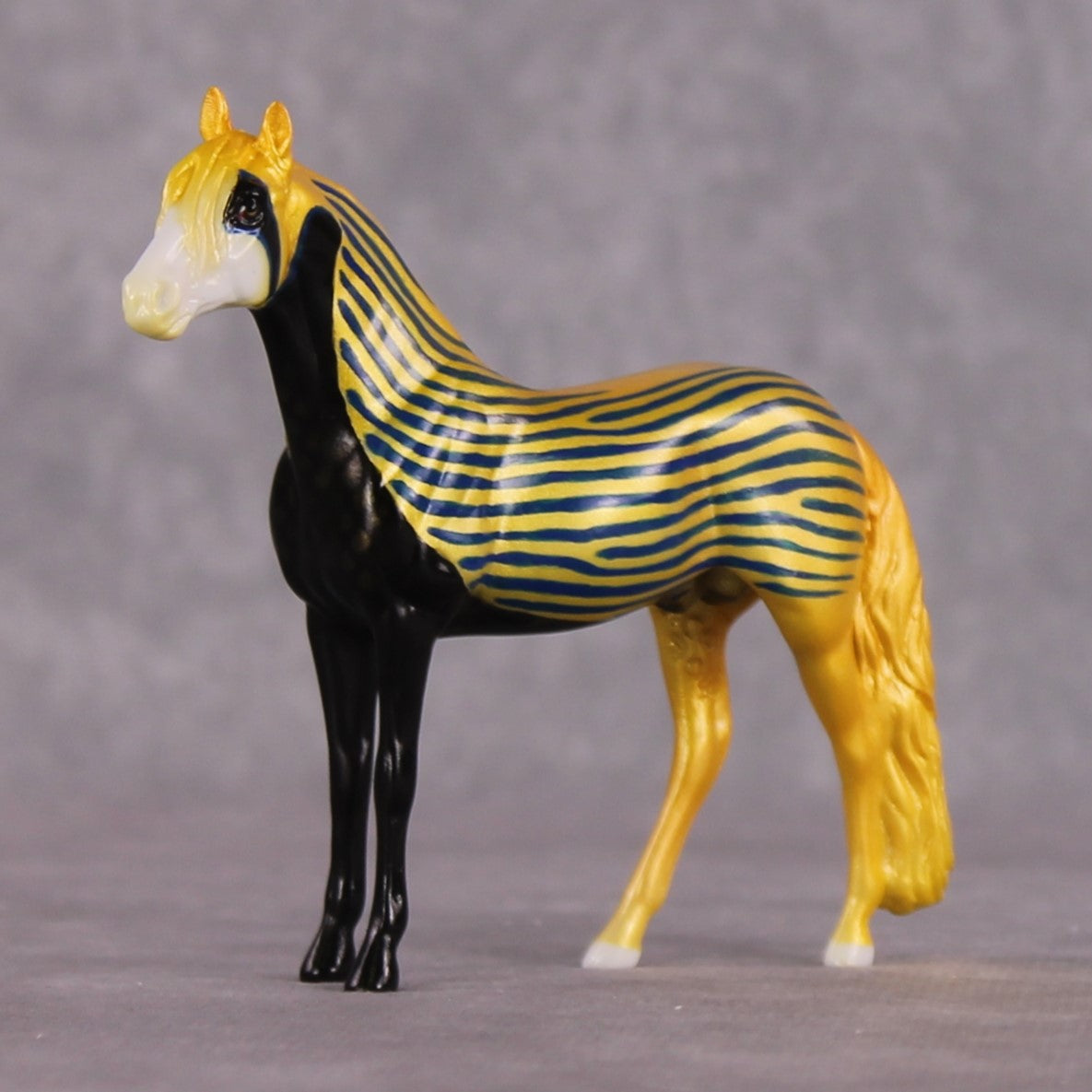 "King" OOAK Glossy Emperor Angelfish Inspired Andalusian Chip by Jess Hamill