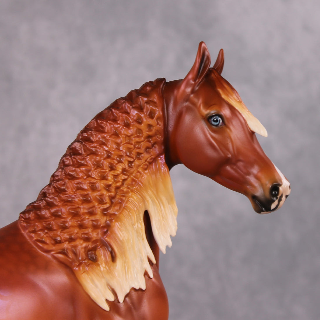 Love Unspoken LE-11 Princess of The Little Mermaid - Dappled Chestnut Arab Mare with Optional Scale Details Painted By Ellen Robbins FTL24