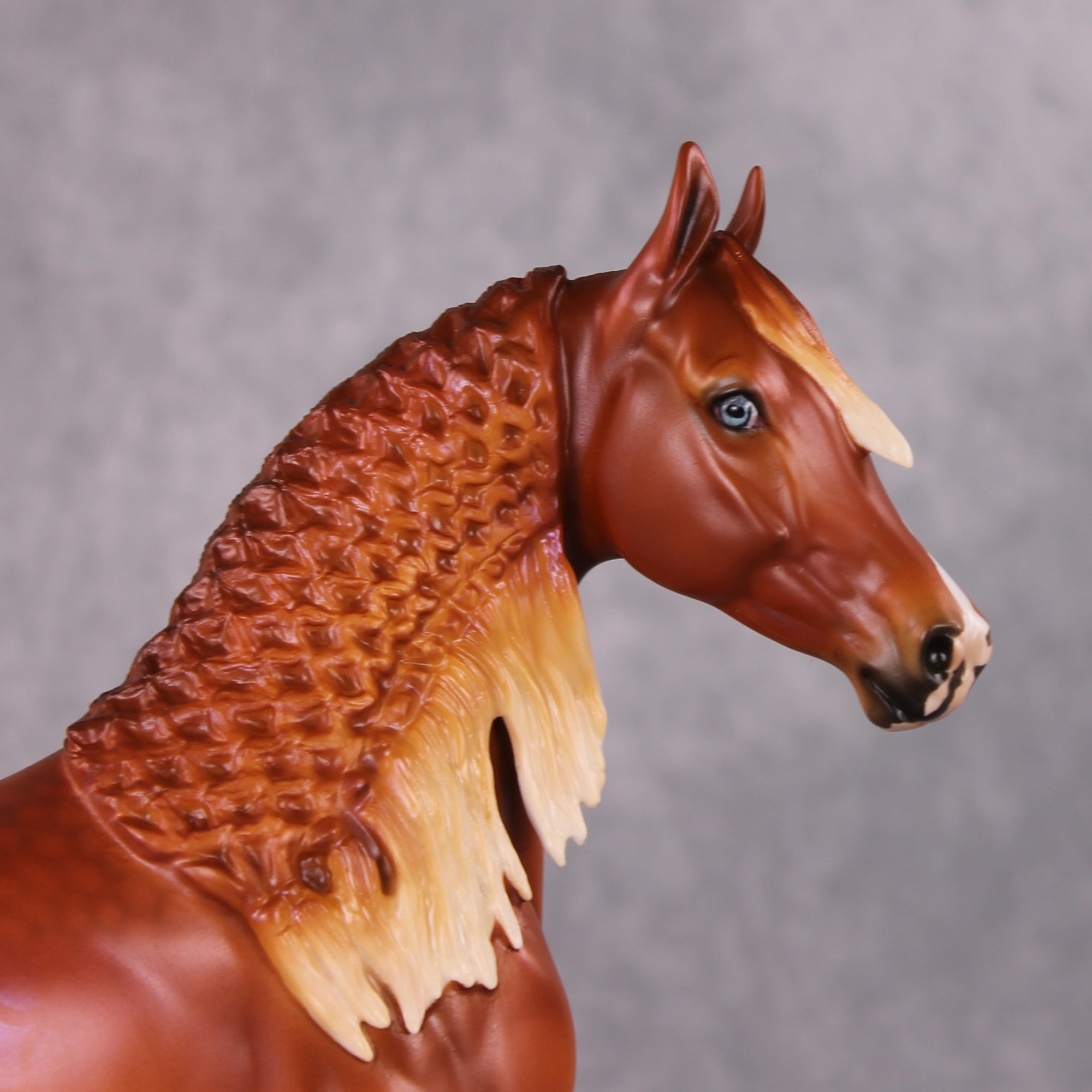 Love Unspoken LE-11 Princess of The Little Mermaid - Dappled Chestnut Arab Mare with Optional Scale Details Painted By Ellen Robbins FTL24