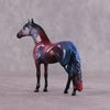 &quot;Over Halfmoon&quot; OOAK Glossy Beta Fish Inspired Andalusian Chip by Jess Hamill