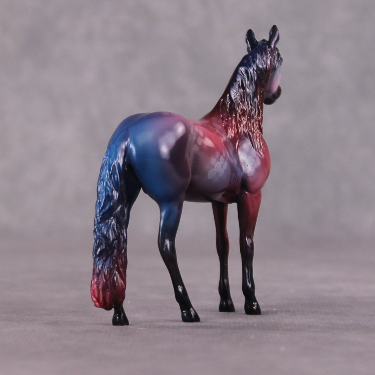 "Over Halfmoon" OOAK Glossy Beta Fish Inspired Andalusian Chip by Jess Hamill