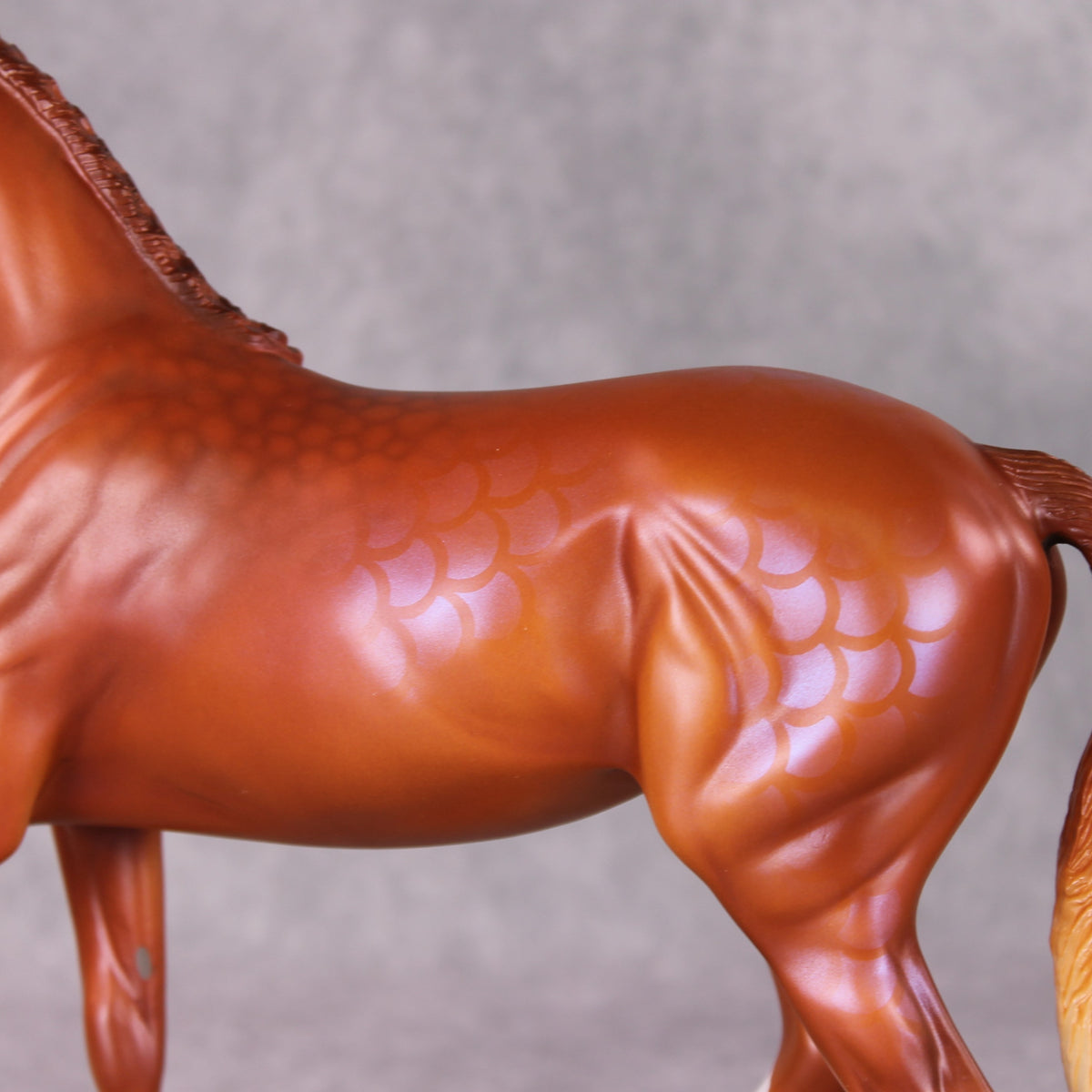 Love Unspoken LE-11 Princess of The Little Mermaid - Dappled Chestnut Arab Mare with Optional Scale Details Painted By Ellen Robbins FTL24