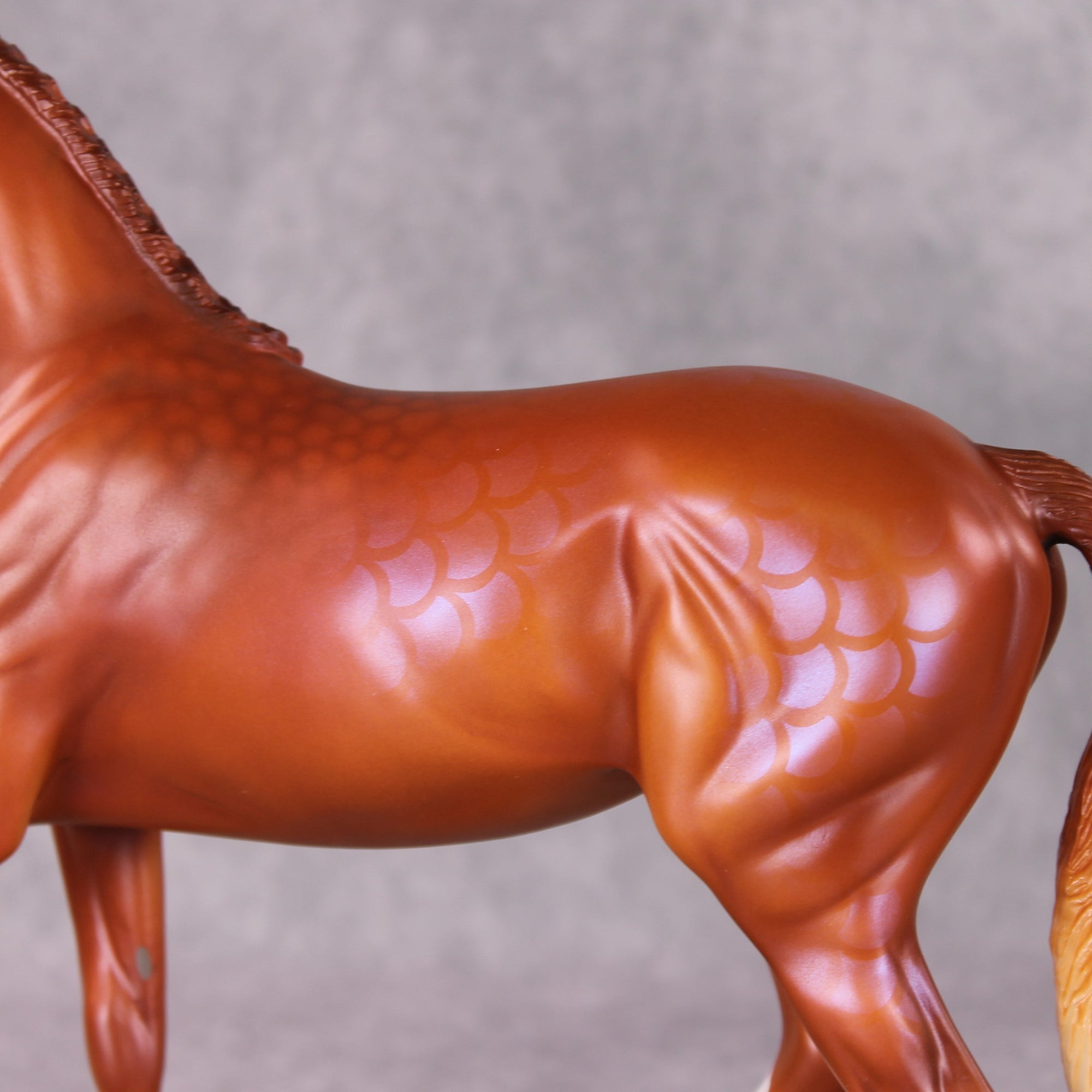 Love Unspoken LE-11 Princess of The Little Mermaid - Dappled Chestnut Arab Mare with Optional Scale Details Painted By Ellen Robbins FTL24