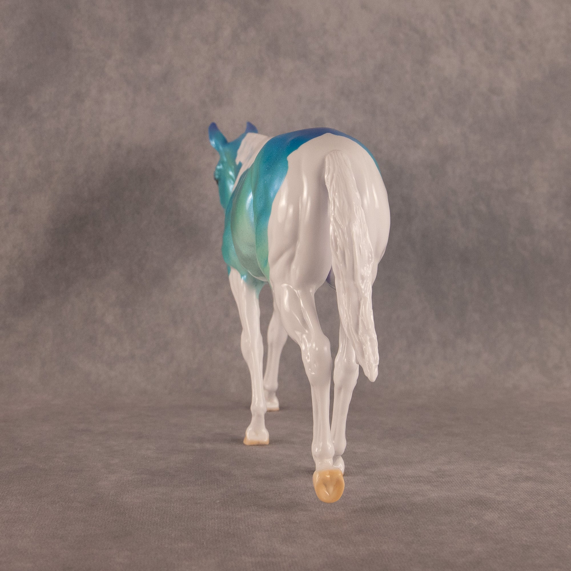 Teal Squeeze OOAK Large Mule by Erin Corbett EQ26